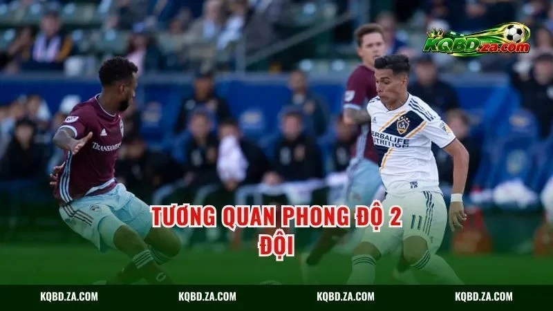 Tương quan phong độ 2 đội
