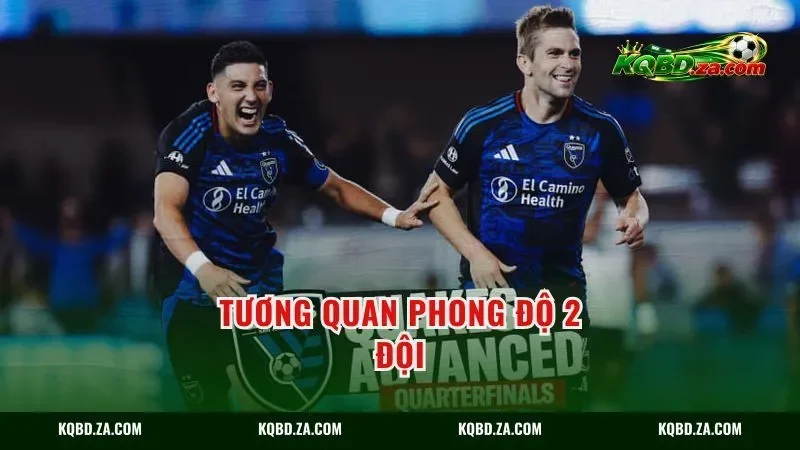 Tương quan phong độ 2 đội