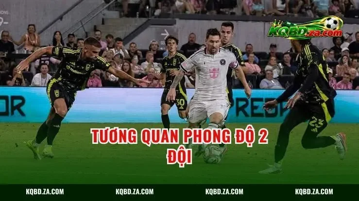 Tương quan phong độ 2 đội